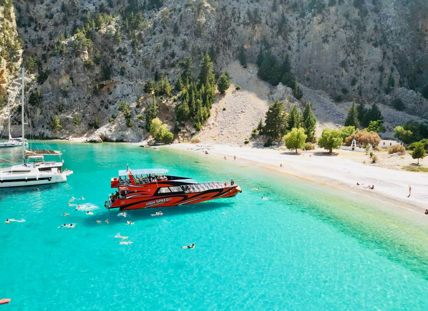 Rhodos: Højhastighedsbåd til Symi Island og St George's Bay