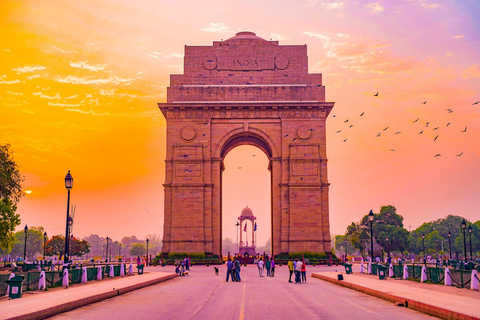 Privat exklusiv stadsrundtur i Old &amp; New Delhi (all inclusive)Rundresa med endast guide