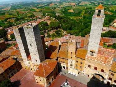 Von Florenz aus: San Gimignano & Chianti Halbprivate Tour