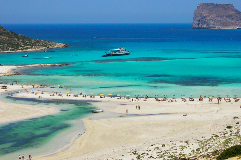 Z Heraklionu: rejs nad lagunę Balos i na wyspę GramvousaTour PL/FR/PL