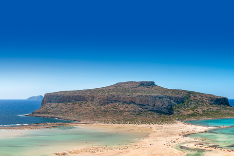 Z Heraklionu: rejs nad lagunę Balos i na wyspę GramvousaTour PL/FR/PL