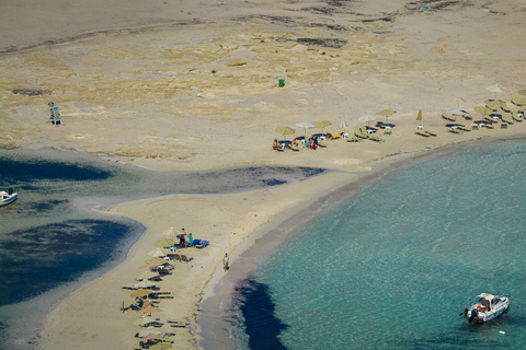 Z Heraklionu: rejs nad lagunę Balos i na wyspę GramvousaTour PL/FR/PL
