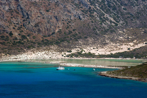 Z Heraklionu: rejs nad lagunę Balos i na wyspę GramvousaTour PL/FR/PL