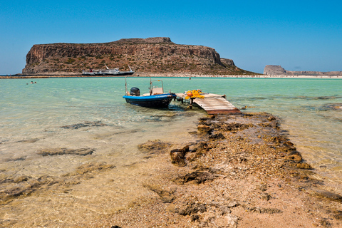 Z Heraklionu: rejs nad lagunę Balos i na wyspę GramvousaTour PL/FR/PL