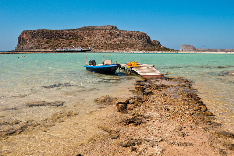 Z Heraklionu: rejs nad lagunę Balos i na wyspę GramvousaTour PL/FR/PL