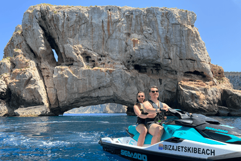 JET SKI TOUR naar het eiland Margarita vanuit San Antoni IBIZAIbiza: jetski-tour van 1 uur naar het eiland Margarita