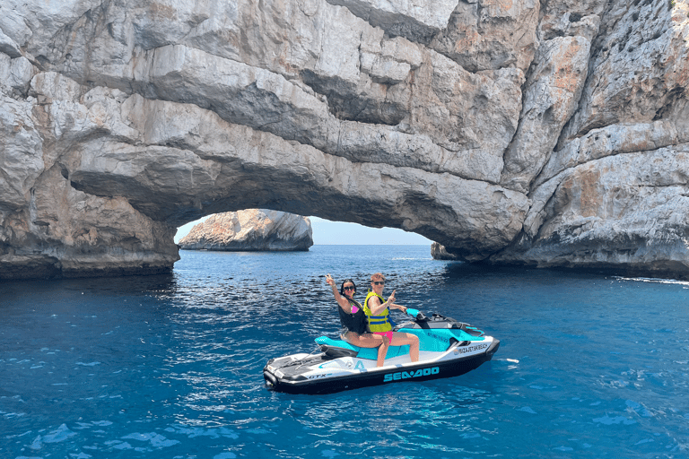 JET SKI TOUR naar het eiland Margarita vanuit San Antoni IBIZAIbiza: jetski-tour van 1 uur naar het eiland Margarita