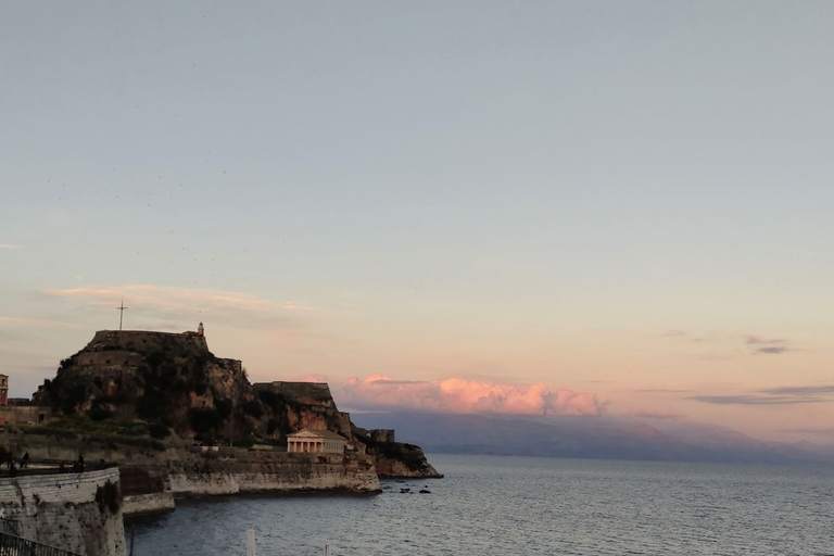 Corfu-stad: snelle wandeltocht