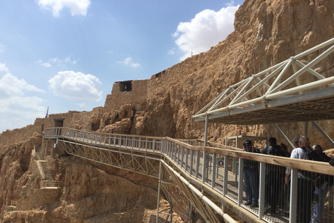 Masada e Mar Morto Tour di un&#039;intera giornata per piccoli gruppi fr. Porto di Ashdod