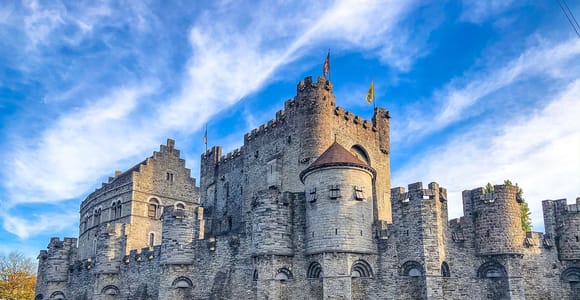 Gent: Geführter Spaziergang und Kanalbootfahrt