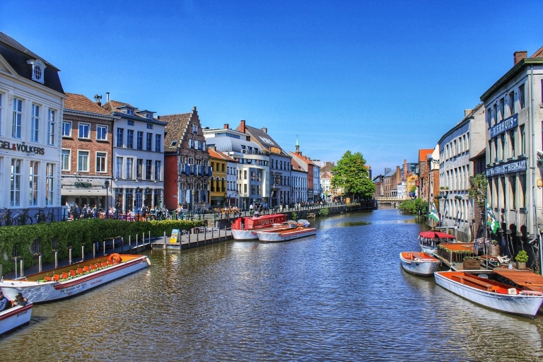 Gante: Visita guiada a pie y paseo en barco por el canal