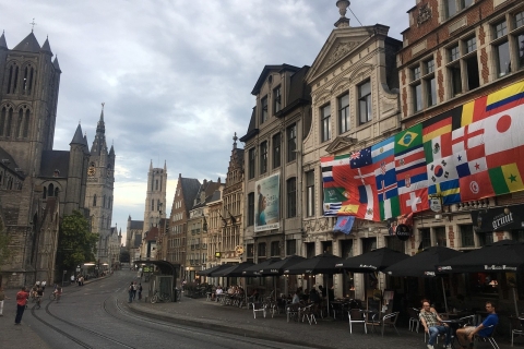 Gent: Geführter Spaziergang und Kanalbootfahrt