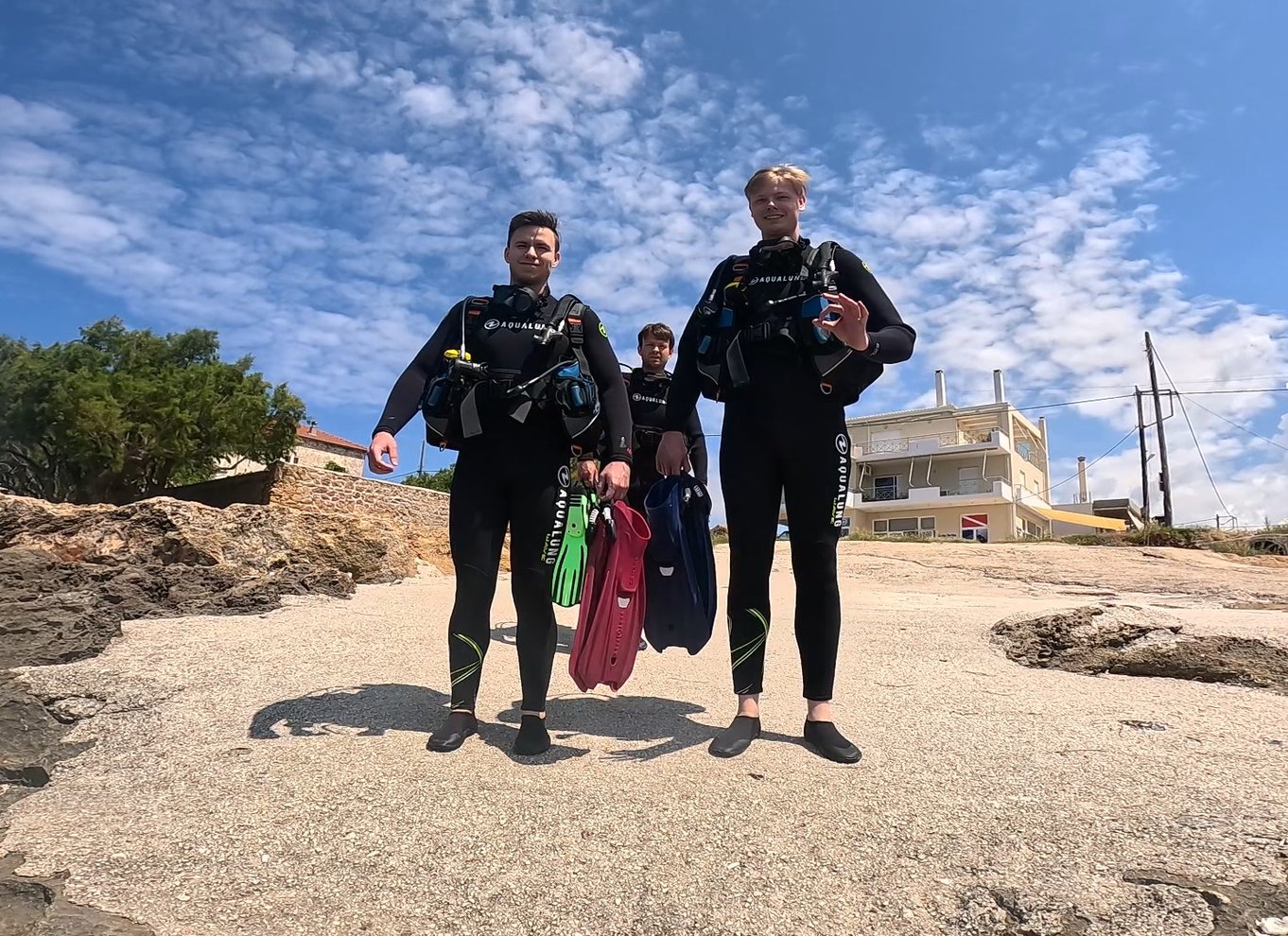 PADI-sportsdykningsprogram for begyndere på Peloponnes