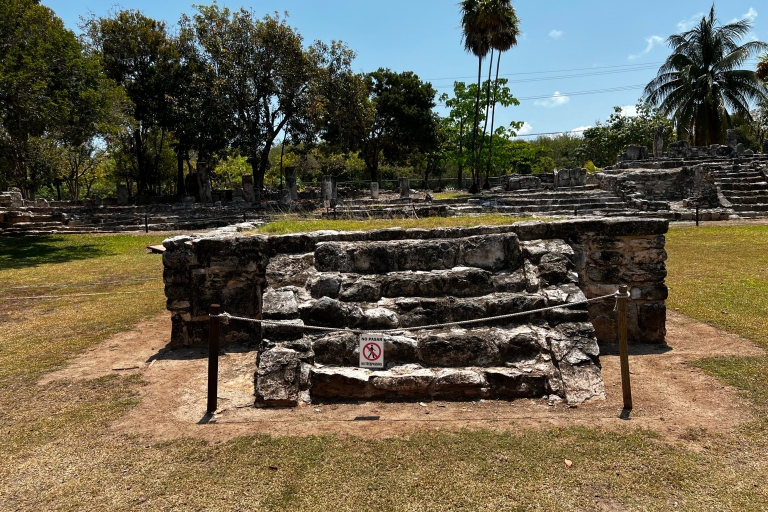 Combo 2 en 1 Ruines Maya + Parasail dans la baie de Cancun
