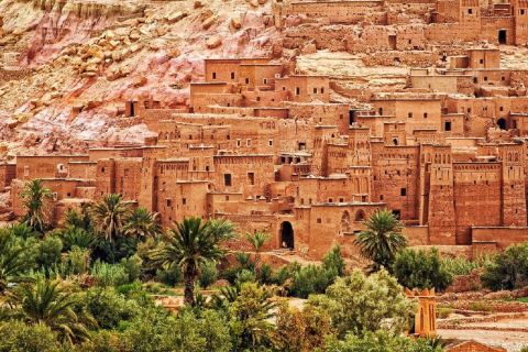 Marrakech:Day-Trip to UNESCO Kasbahs and Telouet Geen valley