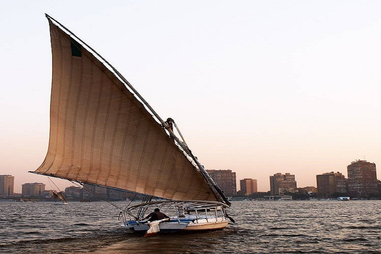 Caïro: Felucca-rit op de rivier de Nijl met maaltijden