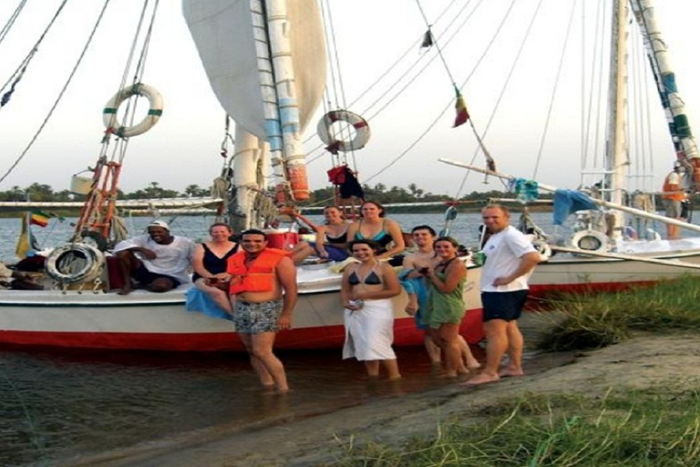 Caïro: Felucca-rit op de rivier de Nijl met maaltijden