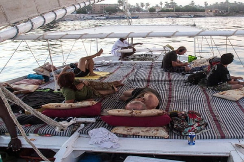 Caïro: Felucca-rit op de rivier de Nijl met maaltijden