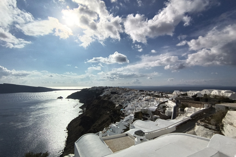 Santorini: privé begeleide sightseeingdagtourSantorini: privérondleiding met gids en wijnproeverij
