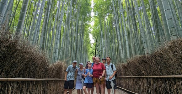 Arashiyama-Bambustempel, mit Affen oder geheimer Sake-Brauerei