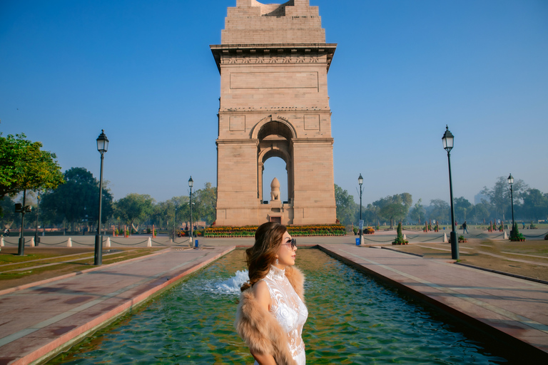 Vanuit Delhi: Delhi-tour op dezelfde dag met de auto