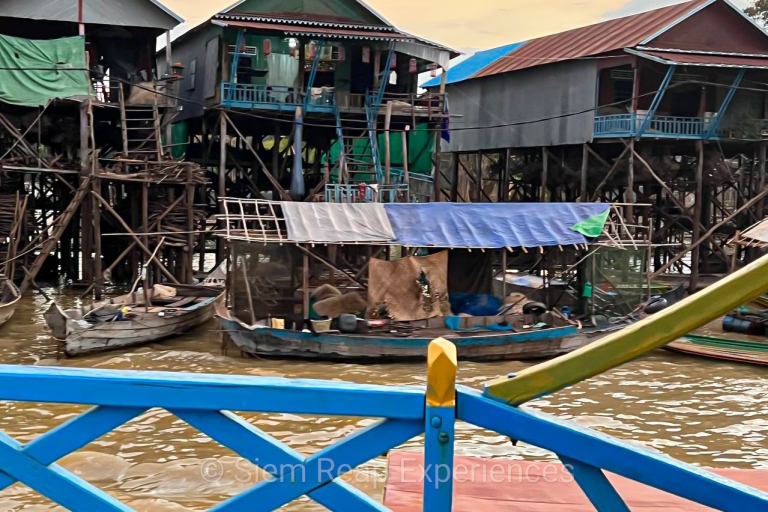 Excursión al atardecer pueblo flotante Kampong Phluk en el Tonle SapExcursión privada al atardecer por el pueblo flotante de Kampong Phluk