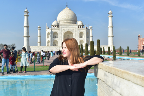 Au départ de Delhi : excursion d'une journée au Taj Mahal en train rapide (tout compris)