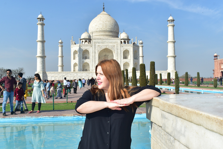 Au départ de Delhi : excursion d'une journée au Taj Mahal en train rapide (tout compris)