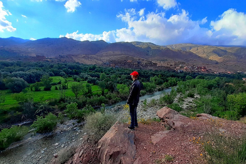 Excursion d'une journée de Marrakech à Ijoukak et au lac Ouirgane à dos de chameau