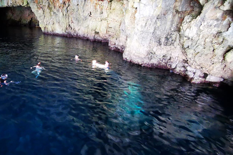 From Hvar: Blue Cave & Vis Island Small Group Boat Tour