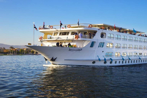 Luxor: Cruzeiro de uma noite no Nilo para Aswan com trasladonavio de luxo