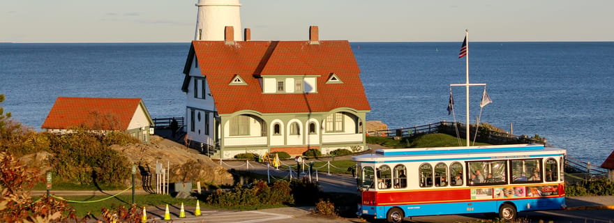 Portland: Trolley City Tour con Portland Head Light Stop