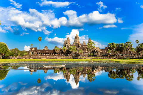 Angkor Wat Private Tagestour mit Beobachtung des Sonnenuntergangs am Tempel