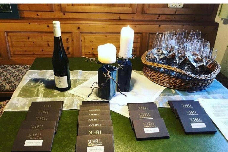 Chocolate and wine tasting at the Stefan Sauer winery in Nordheim am Main
