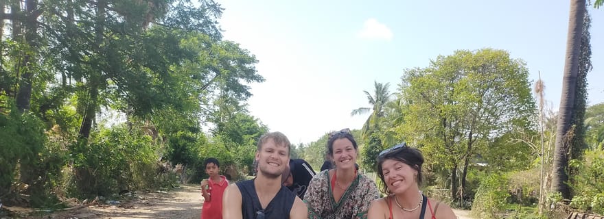 Battambang : Tuk-Tuk, train de bambou, grottes des chauves-souris, coucher de soleil