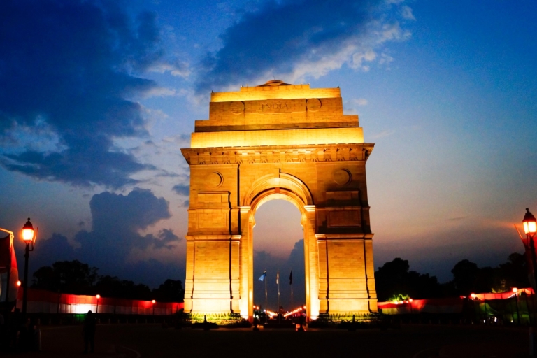 Ab Delhi: Tägliche Abreise Ganztägige Delhi-Tour mit dem Auto