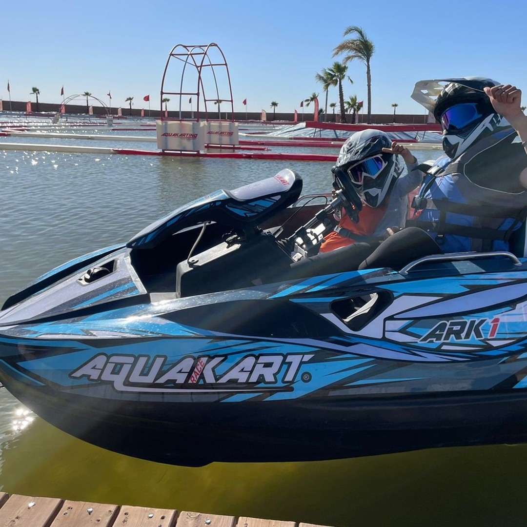 Au départ de Marrakech : Excursion d'une demi-journée en Aqua Karting et Quad Bike - karting