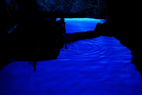 De Hvar: excursion en groupe dans les grottes bleues et vertesDe Hvar: visite du groupe Blue & Green Cave