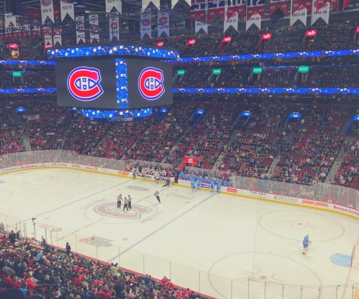 Centre Bell : Billet pour un match de hockey sur glace des Canadiens de Montréal