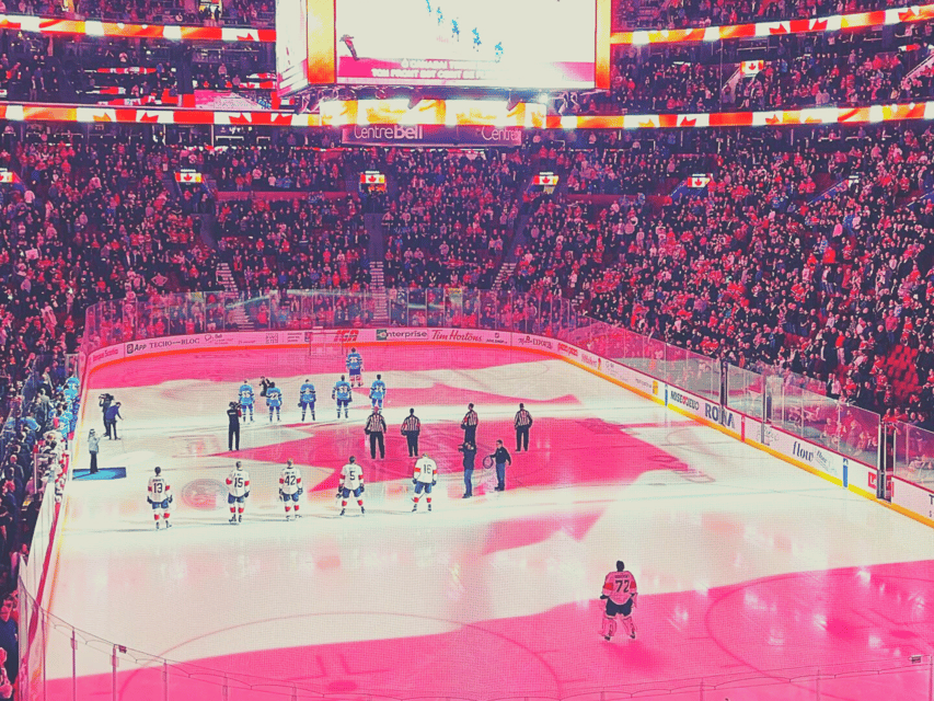 Jogo De MONTREAL, De CANADÁ, Canadense E Americano De NHL, Estádio