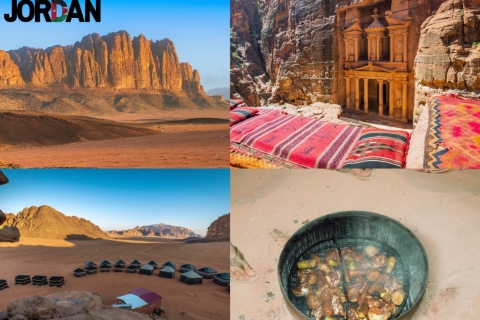 Viaje de 2 días y 1 noche desde Aqaba a Petra y Wadi Rum