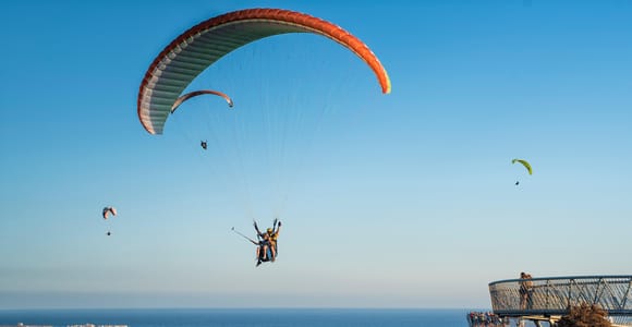 Alicante Aventura; Paragliding Flight in Santa Pola or Agost with Transfers