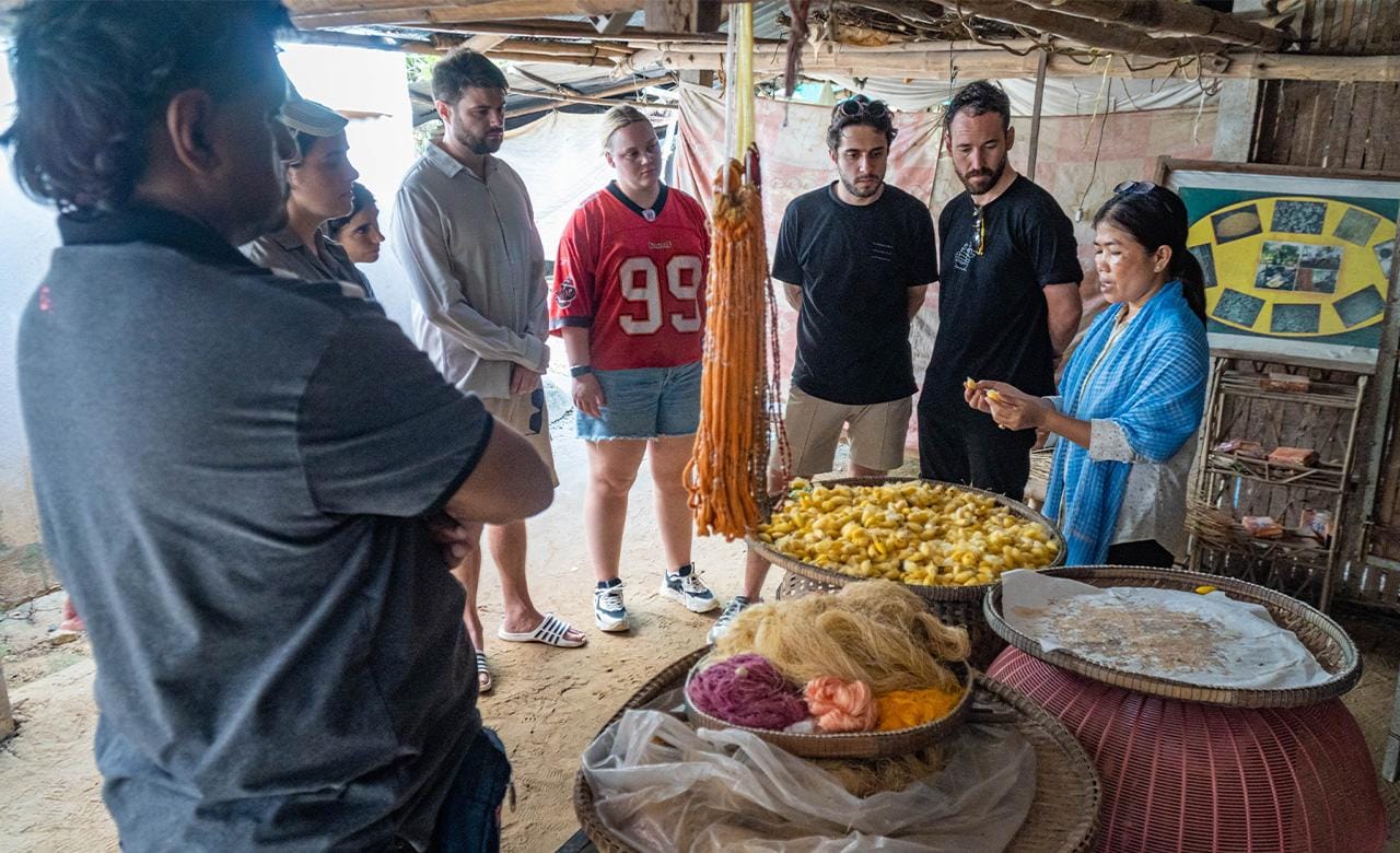 Phnom Penh Haft Tagestour zur Seideninsel mit dem Tuk Tuk