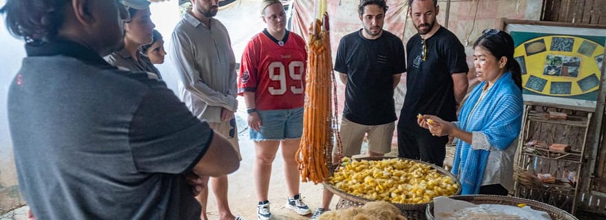 Excursion d'une journée à Phnom Penh et à l'île de la soie en tuk tuk