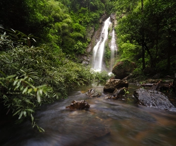 Khao Lak: Kleine Amazone-kanotocht & Tam Nang-watervaltour