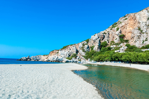 Från Chania: Dagstur till Palm Beach i Preveli