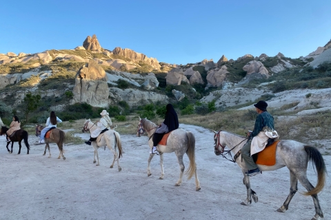 Paardrijden bij zonsondergang in de unieke valleien van CappadStandaard Optie
