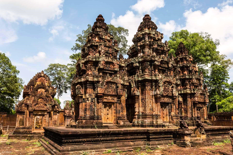 Excursión de un día a Angkor Wat al Amanecer, Ta Promh, Banteay Srei y Bayon