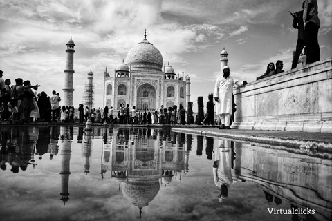 Excursión nocturna de luna llena al Taj Mahal desde Delhi (Todo incluido)Viaje todo incluido con hoteles de 5 estrellas