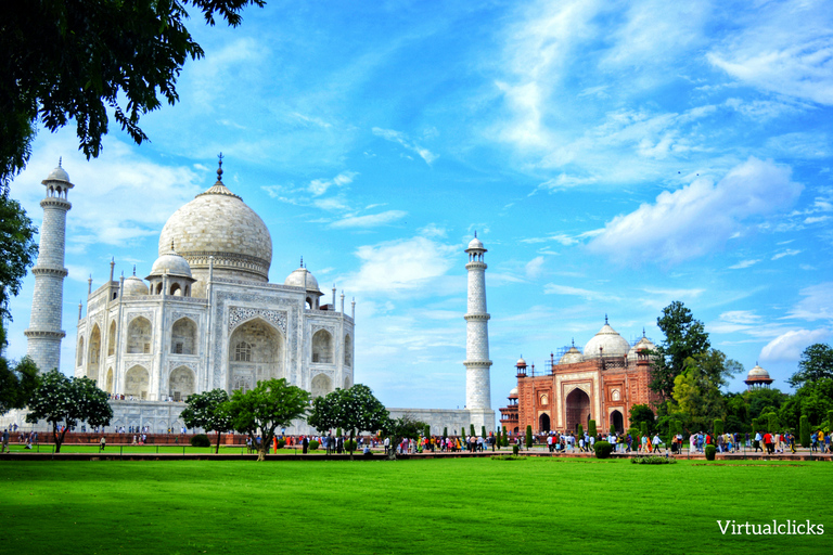 Excursión nocturna de luna llena al Taj Mahal desde Delhi (Todo incluido)Viaje todo incluido con hoteles de 5 estrellas